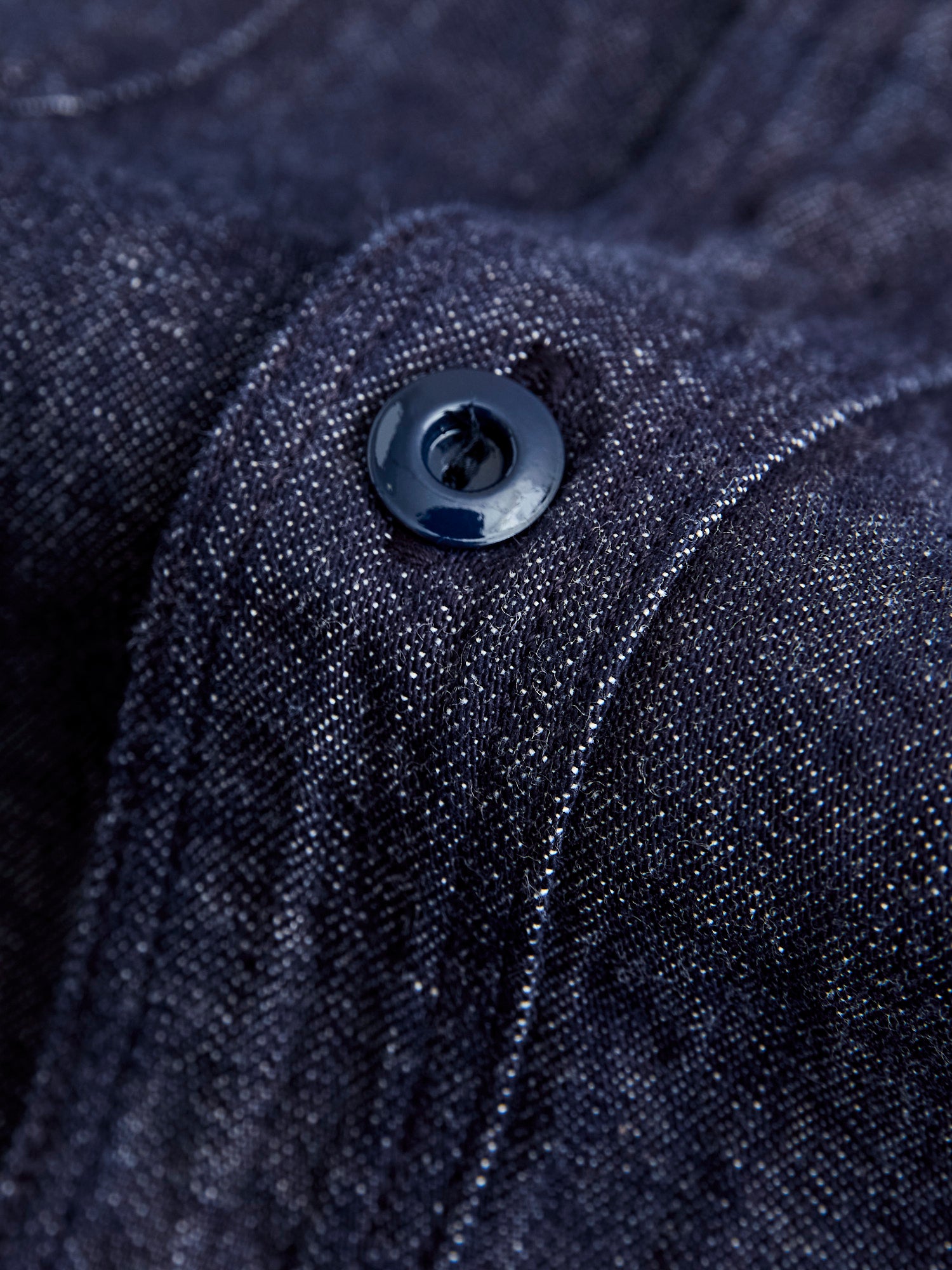 8oz Denim Work Shirt in Natural Indigo – Blue Owl Workshop