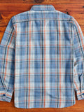750WS Heavy Flannel Shirt in Blue