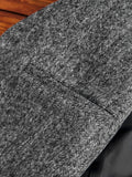 Wool Tailored Jacket in Black Herringbone