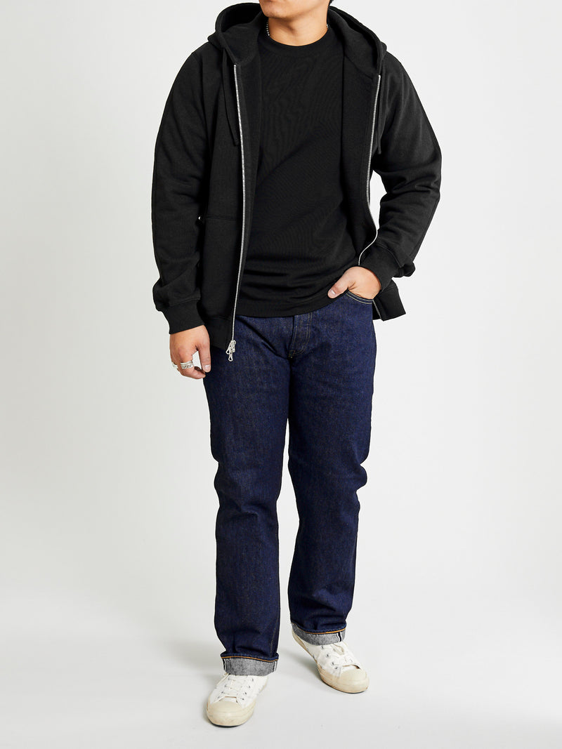 Midweight Jersey T-Shirt in Black