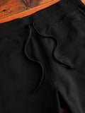 Heavyweight Fleece Cuffed Sweatpant in Black