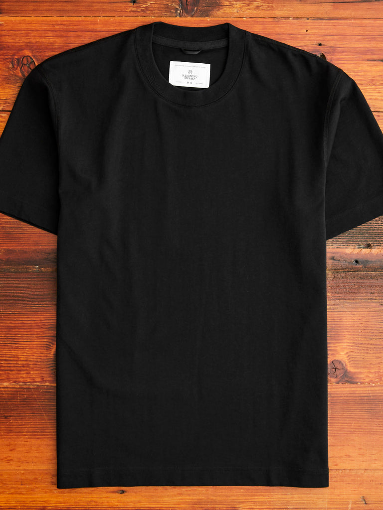 Midweight Jersey T-Shirt in Black