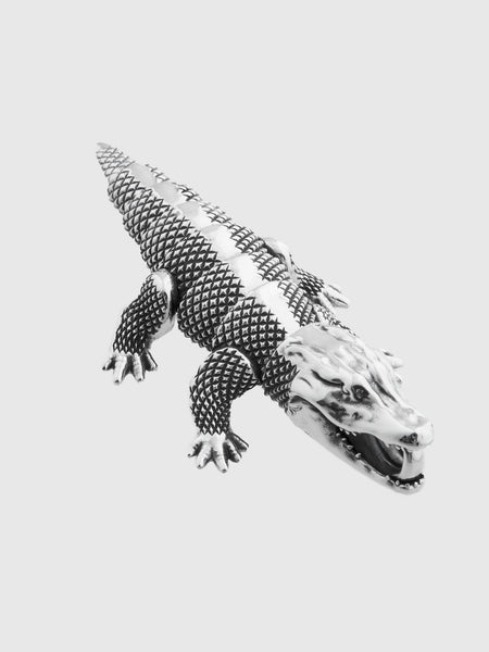 Jiggly Gator in Sterling Silver – Blue Owl Workshop