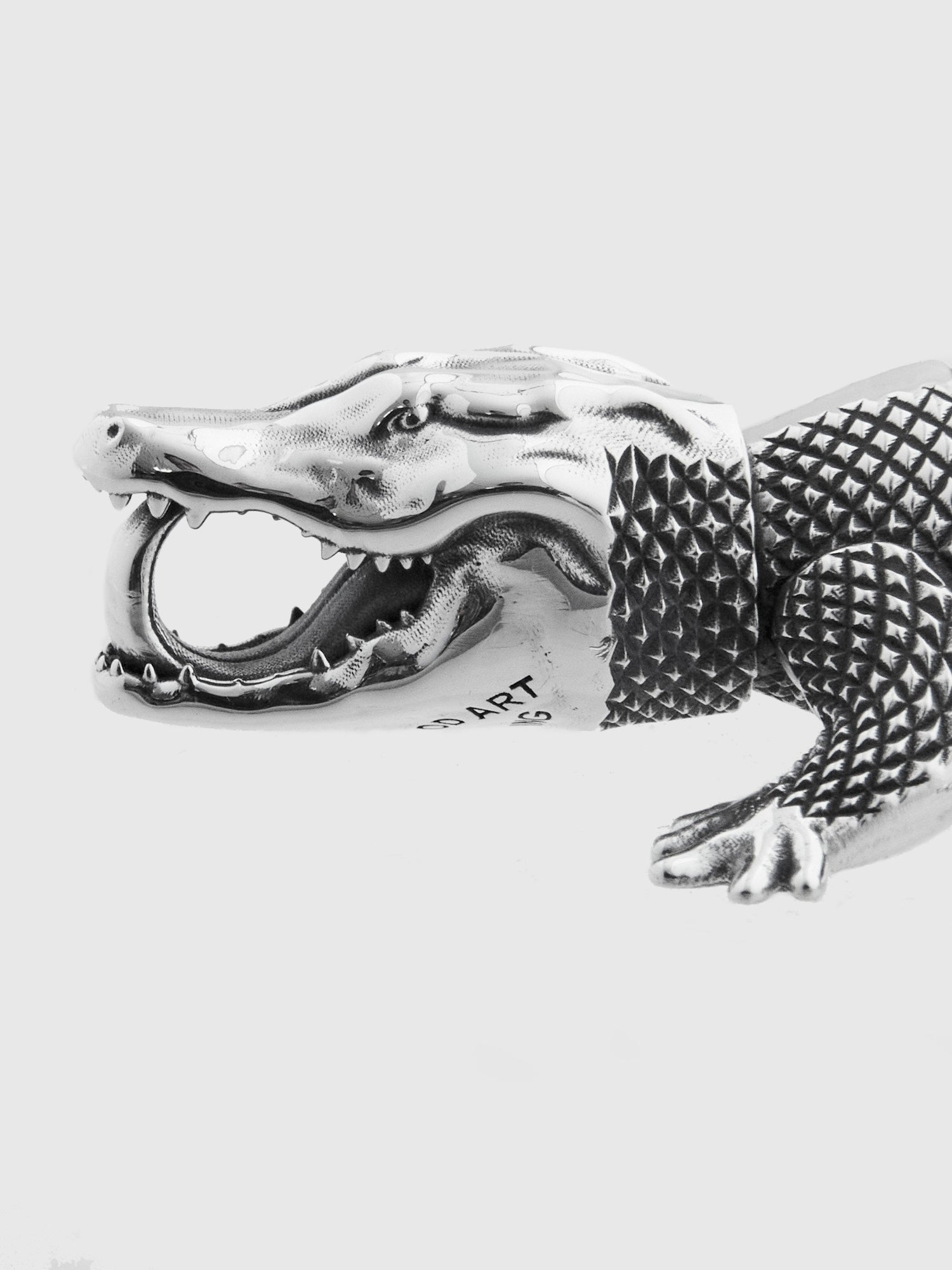 Jiggly Gator in Sterling Silver – Blue Owl Workshop