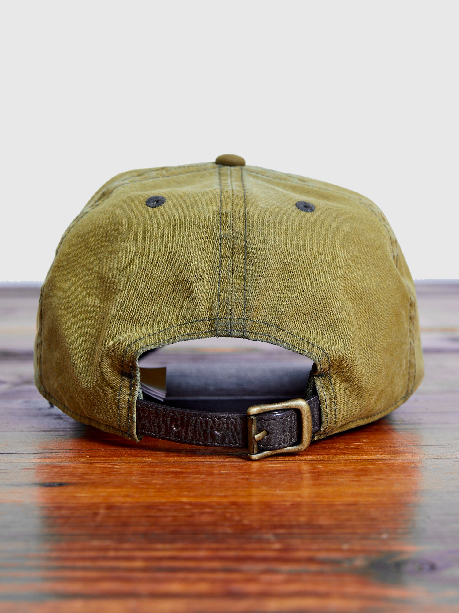 Oilcloth Baseball Cap in Explorer Olive – Blue Owl Workshop