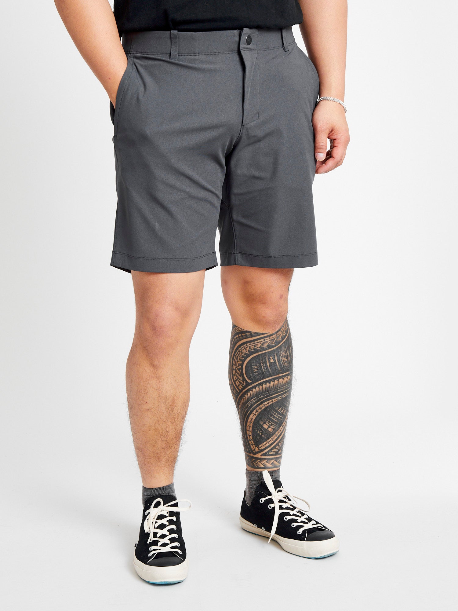 Primeflex Coach's Short in Charcoal – Blue Owl Workshop