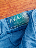 "Awa-Ai" Asagi Indigo Sashiko Pants - Regular Tapered Fit