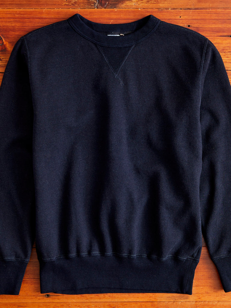 "Aishibu" Crewneck Sweater in Indigo