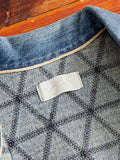 MSP-4000 Tsugihagi Selvedge Denim Jacket in Vintage Indigo
