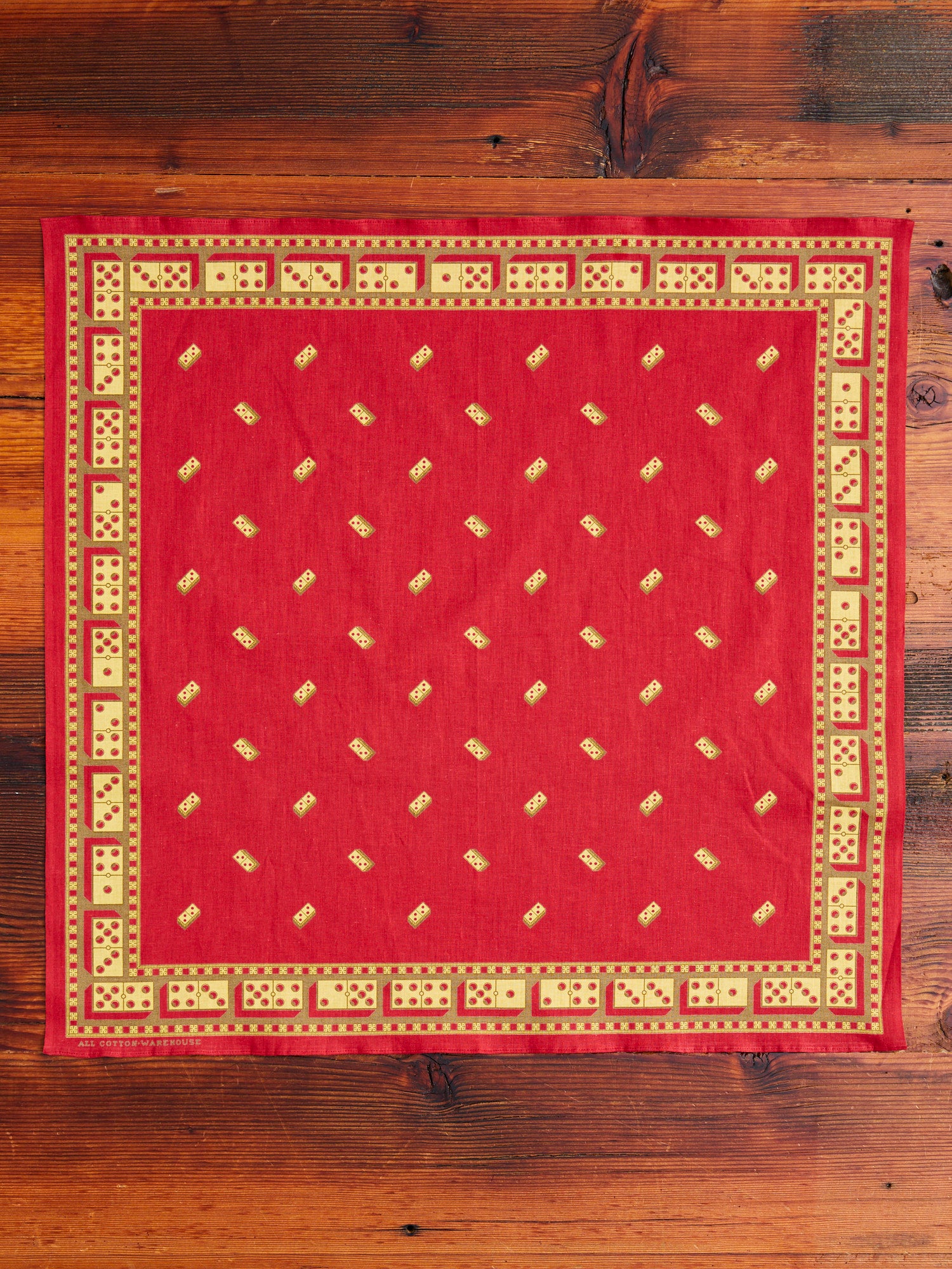 Domino Selvedge Bandanna in Red – Blue Owl Workshop