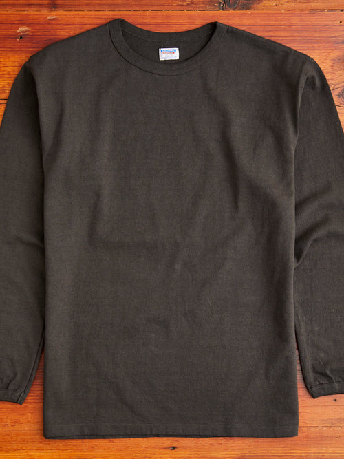 Stand Wheeler Heavyweight Longsleeve T-Shirt in Sumikuro