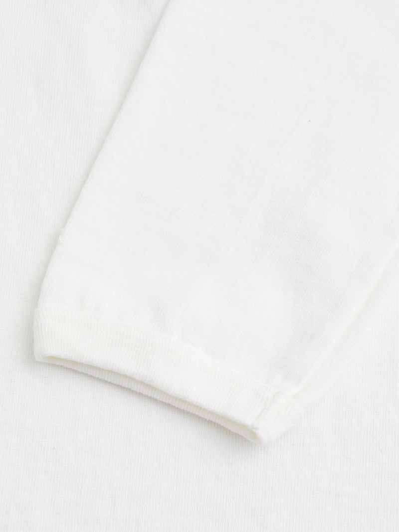Stand Wheeler Heavyweight Longsleeve T-Shirt in Off White