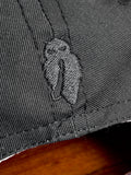Blue Owl Baseball Cap in Charcoal