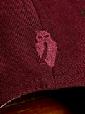 Blue Owl Baseball Cap in Cardinal