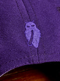 Blue Owl Baseball Cap in Purple