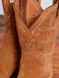 Plainview Suede Cowboy Boot in Light Java