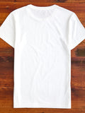 Vintage Knit T-Shirt in White