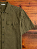 Safari Shirt in Drab Barkcloth