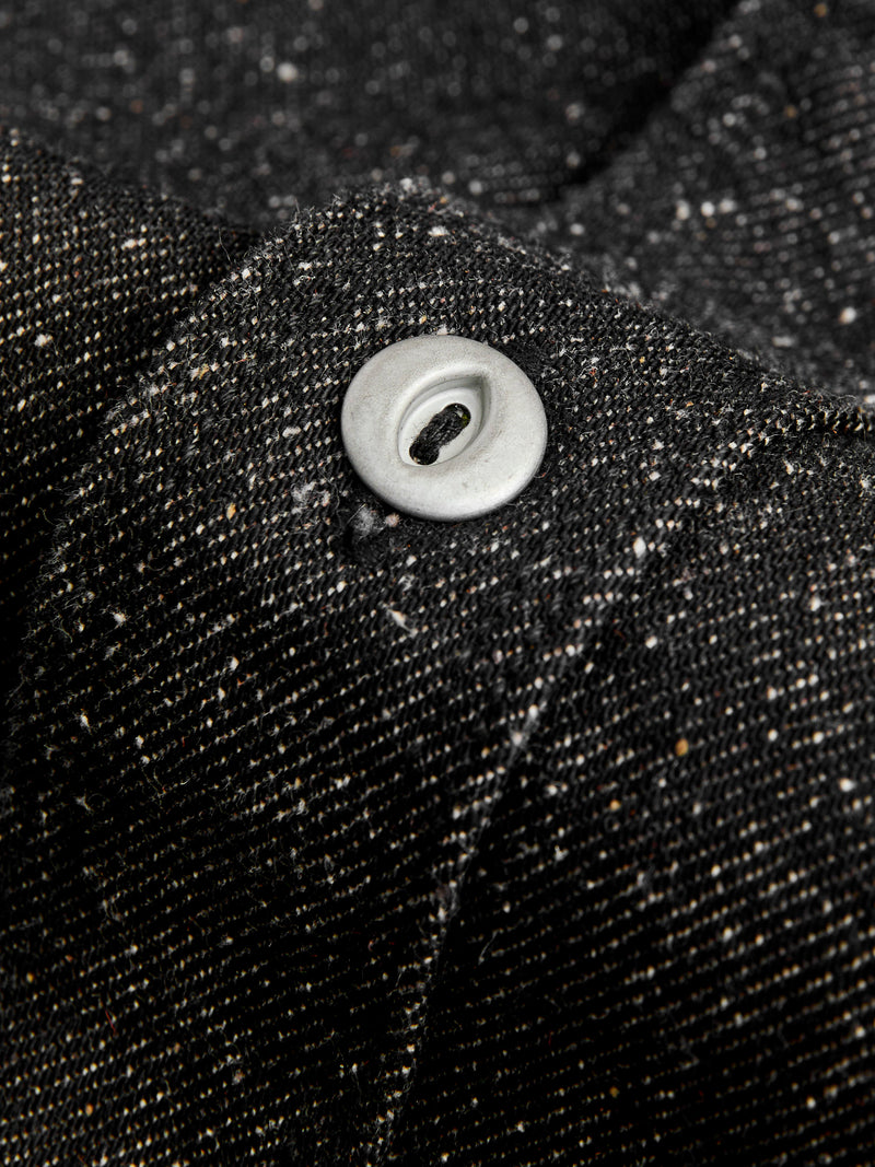 Lambert Work Shirt in Black Nep Denim