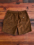 Mhor Shorts in Rust Paisley