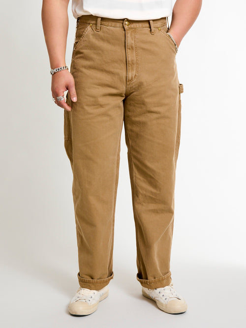 Duck Canvas Painter Pants in Brown
