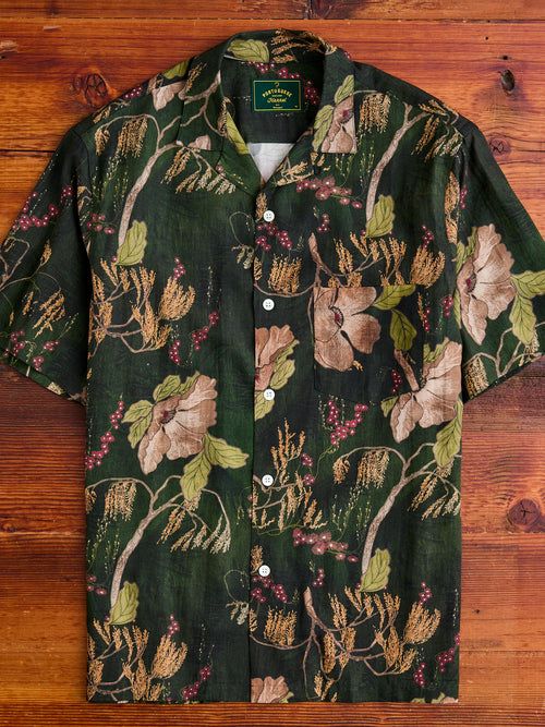 Ambar Button-Up Shirt in Green