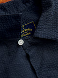 Atlantico Camp Collar Button-Up Shirt in Navy