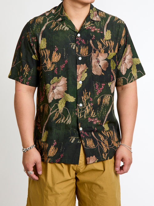 Ambar Button-Up Shirt in Green