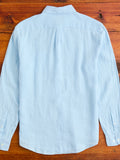 Linen Button-Up Shirt in Sky