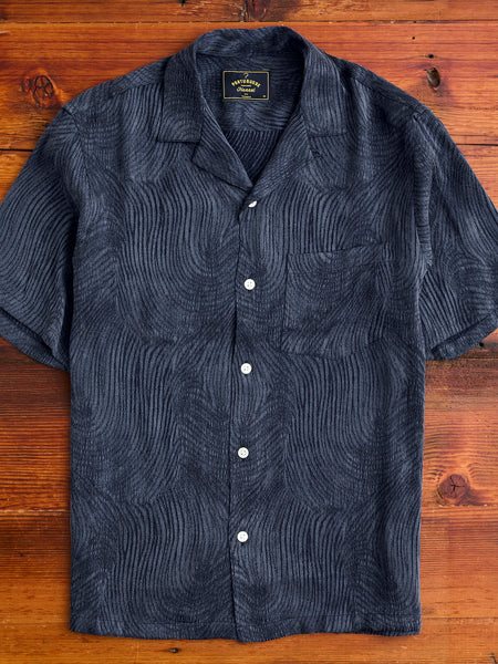 Optic Button-Up Shirt in Navy