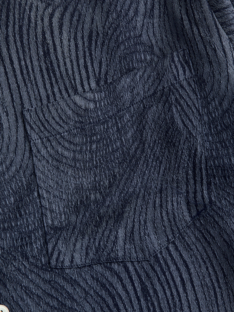 Optic Button-Up Shirt in Navy