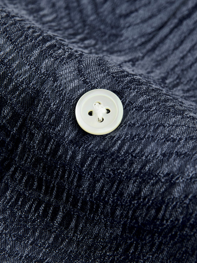 Optic Button-Up Shirt in Navy