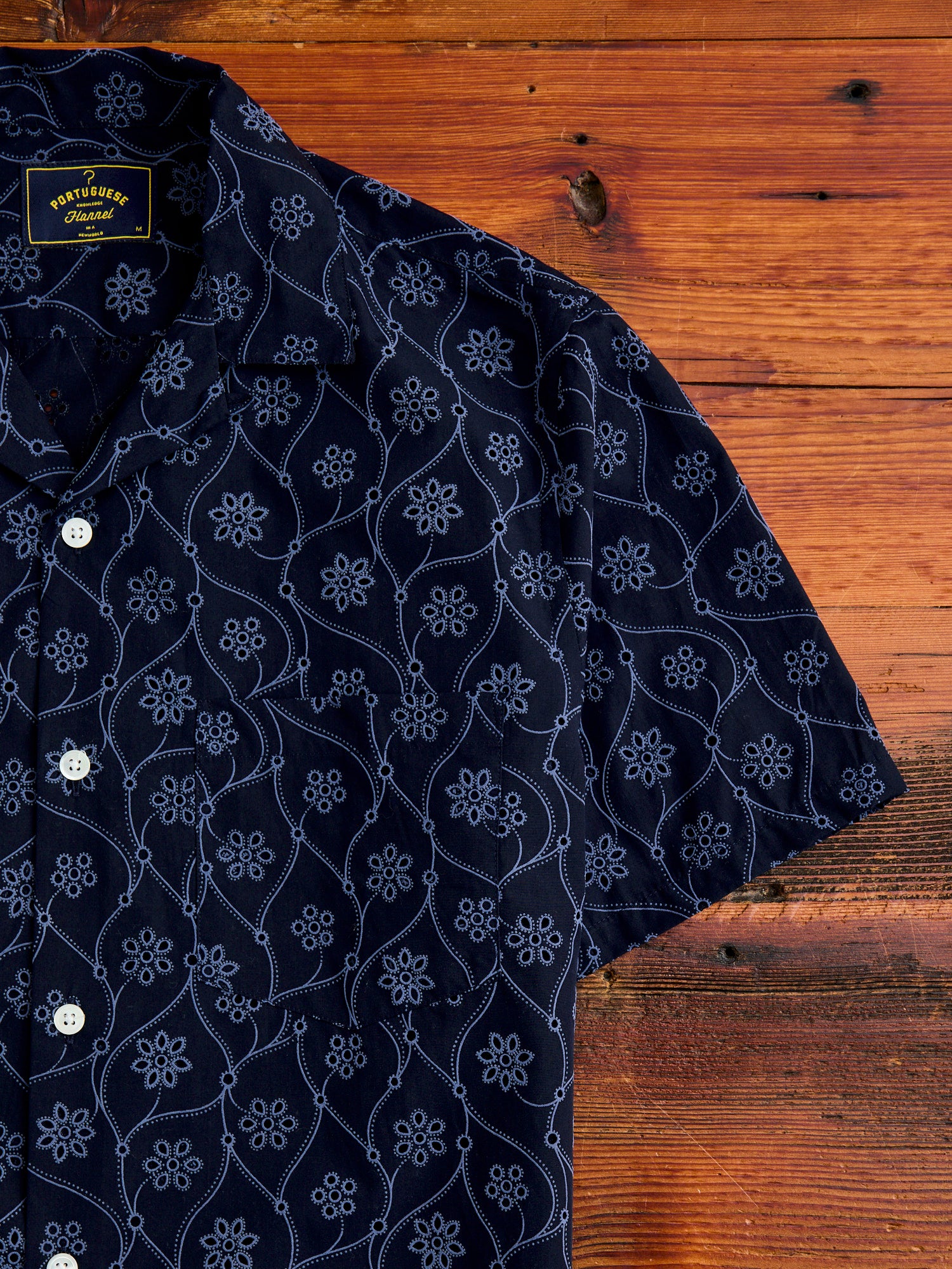 Rendi Button-Up Shirt in Navy – Blue Owl Workshop