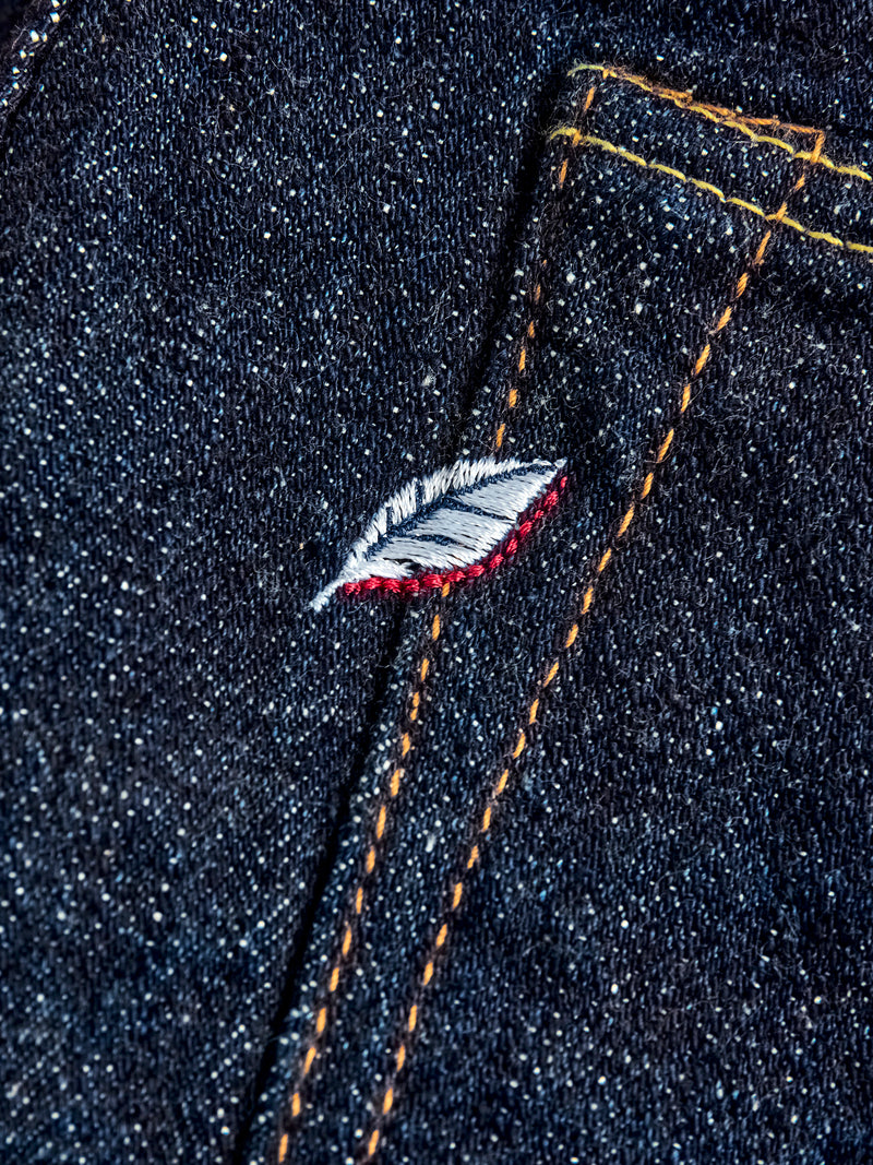 SLB-003 16.5oz Rinsed Selvedge Denim - Regular Straight Fit