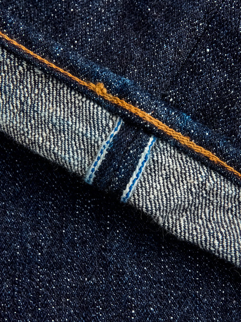 SLB-003 16.5oz Rinsed Selvedge Denim - Regular Straight Fit