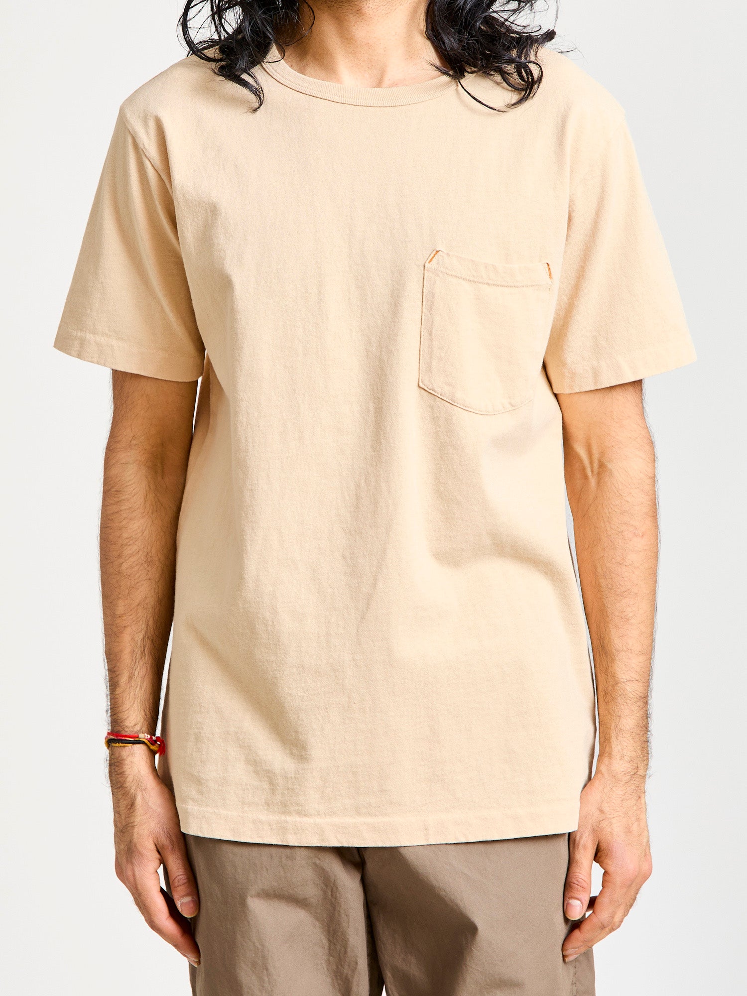 9oz Pocket T-Shirt in Cream – Blue Owl Workshop