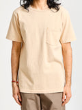 9oz Pocket T-Shirt in Cream