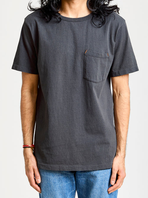 9oz Pocket T-Shirt in Midnight