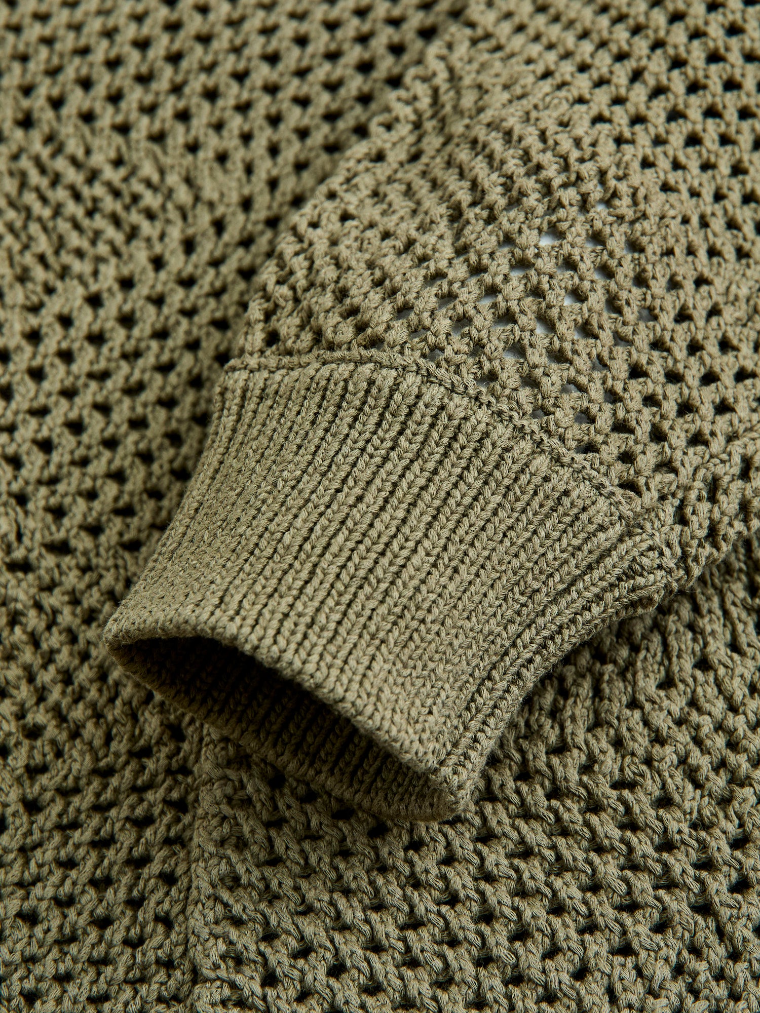Argyle Mesh Cardigan in Olive – Blue Owl Workshop