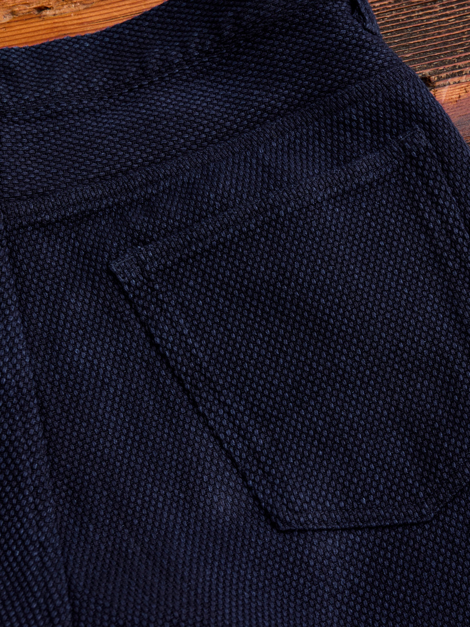 Fine Sashiko Hand Dyed 5-Pocket Pants in Indigo – Blue Owl Workshop