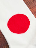 Japanese Flag Socks in Natural