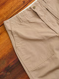 Fatigue Shorts in Khaki Cotton Ripstop
