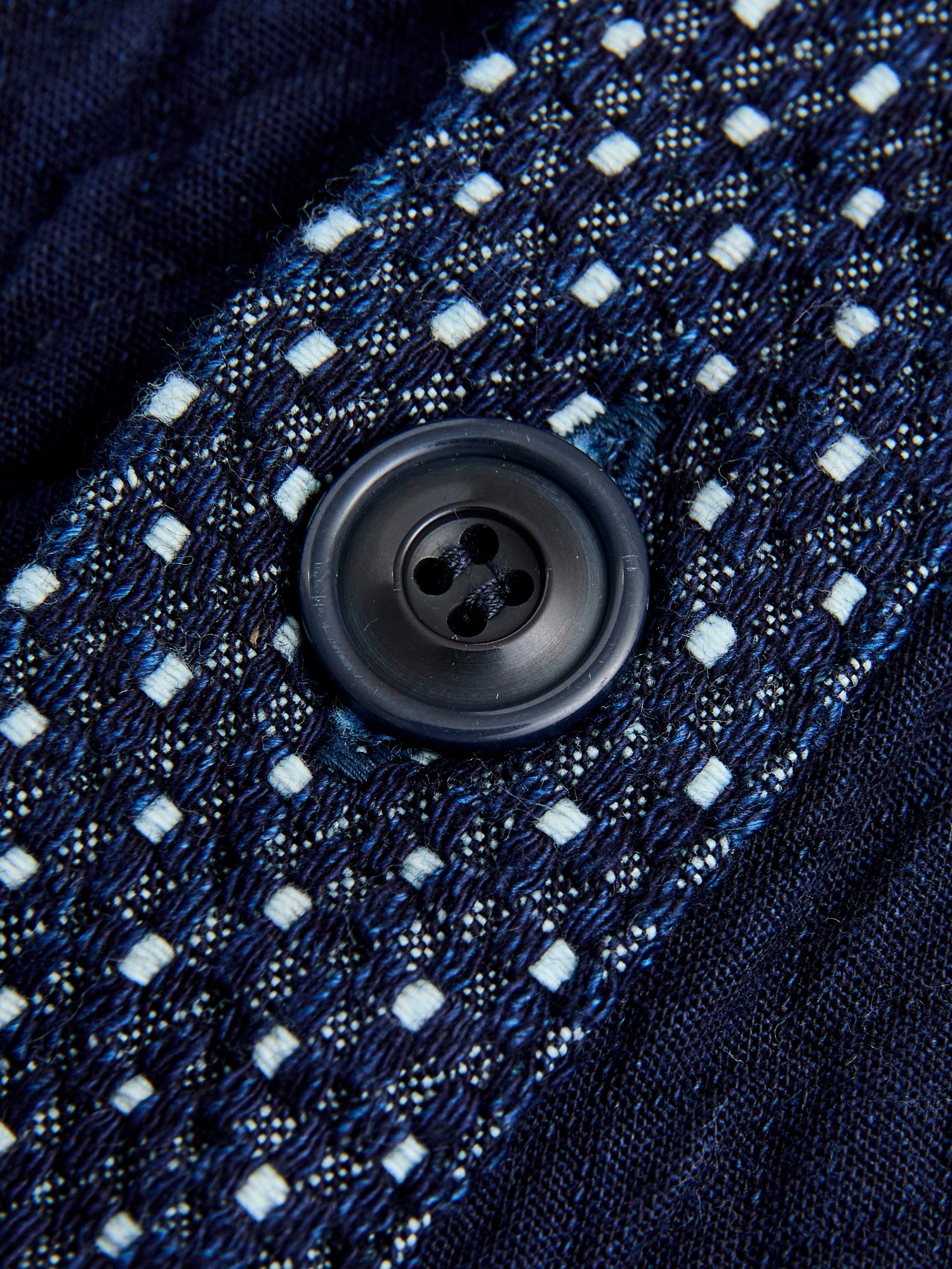 Sashiko Cardigan in Indigo Rinse – Blue Owl Workshop