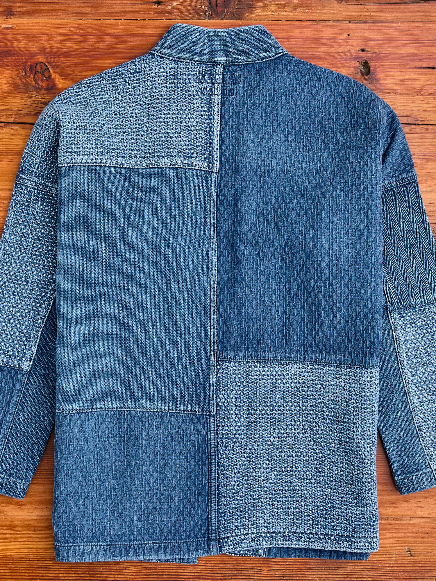 Patchwork Haori Jacket in Indigo 3-Year Wash – Blue Owl Workshop