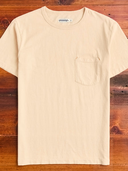 9oz Pocket T-Shirt in Cream