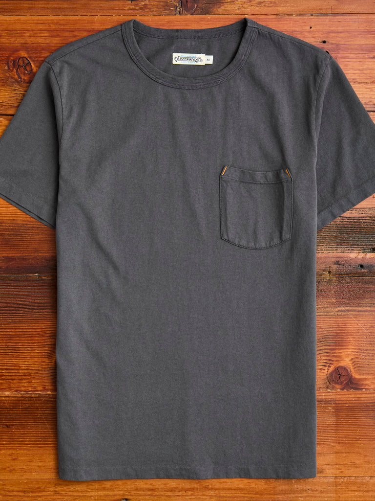 9oz Pocket T-Shirt in Midnight