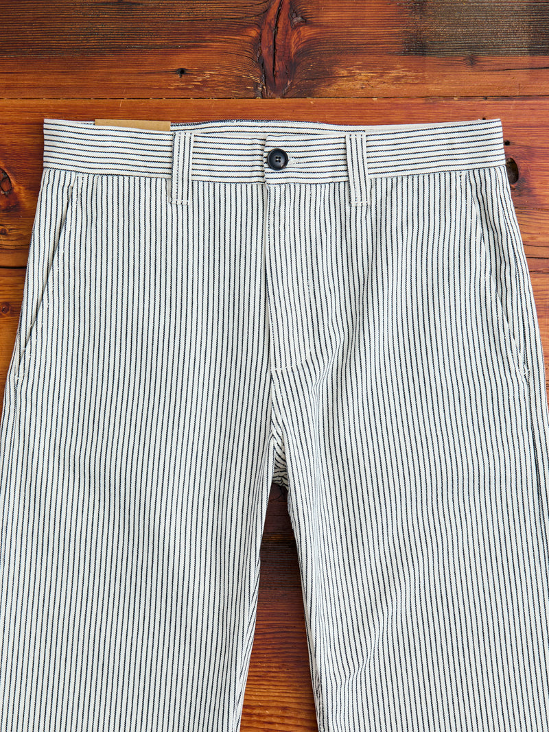 Deck Pant in Indigo Stripe