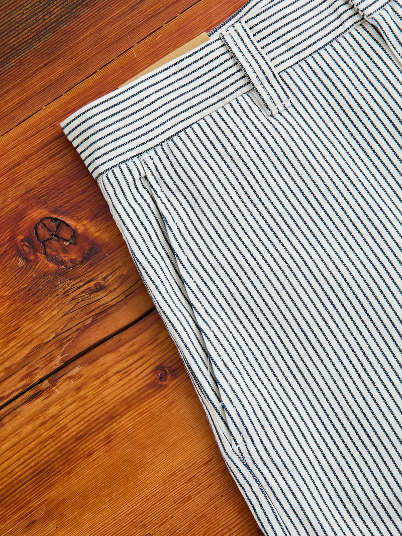 Deck Pant in Indigo Stripe