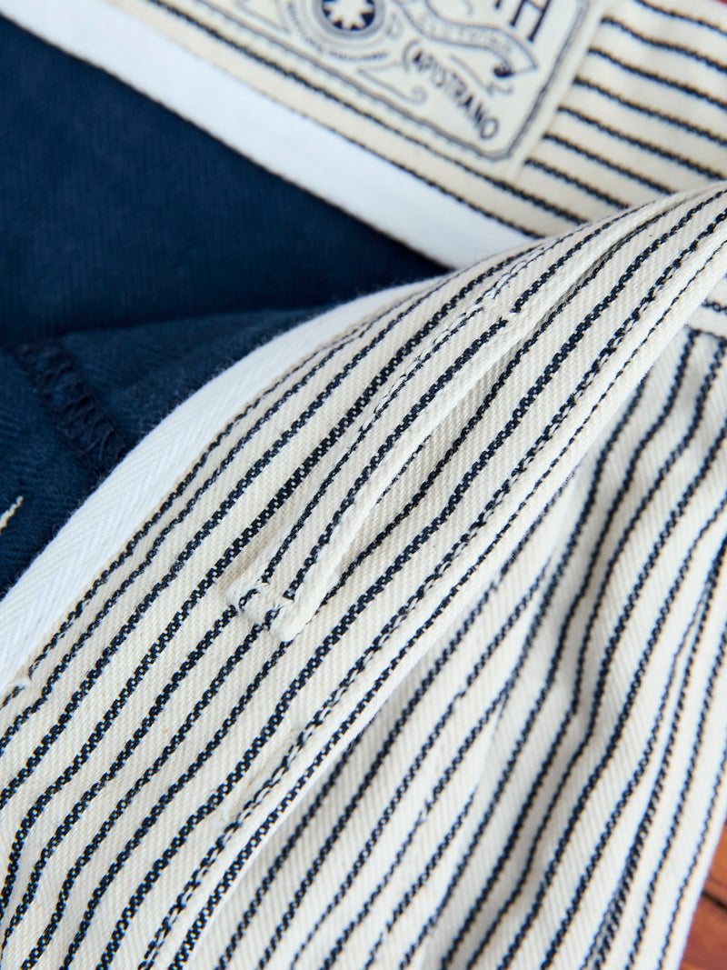 Deck Pant in Indigo Stripe