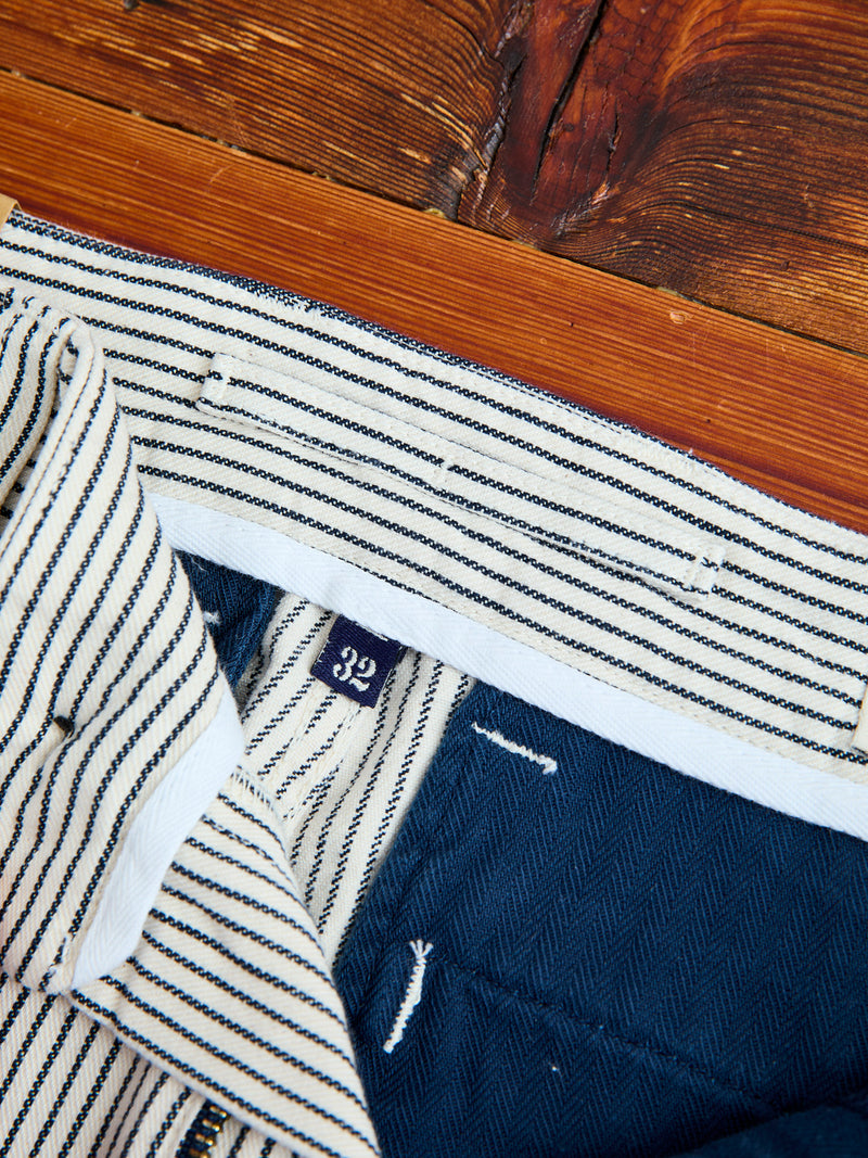 Deck Pant in Indigo Stripe